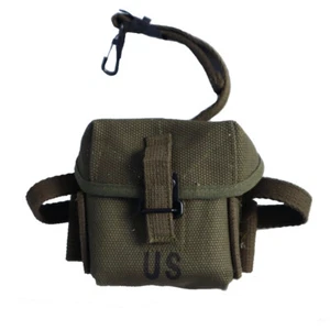 Réplica Segunda Guerra Mundial Ejército de los Estados Unidos Vietnam M1956 Corta 20a Bolsa de Municiones de Lona Universal - Imagen 1 de 5
