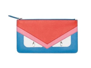 Blue & Multicolor Fendi Monster Zip Pochette - Picture 1 of 4