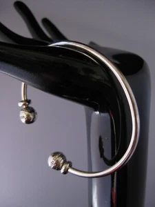 Pandora 925 Sterling Silver Cuff Bracelet Bangle - Bild 1 von 9