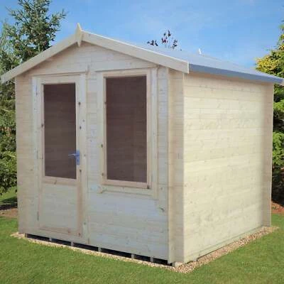 BEST SHED Shire Peckover 8x8 Log Cabin 19mm interlock Cladding