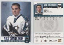 2003-04 Pacific Blue /250 Niko Dimitrakos #294