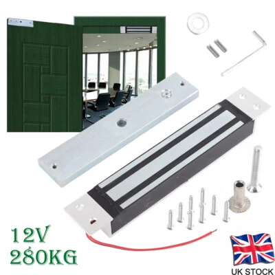 Magnetic 280KG 600Lbs 12V Electric Magnetic Lock Gate System Access Control UK - Image 1 of 4