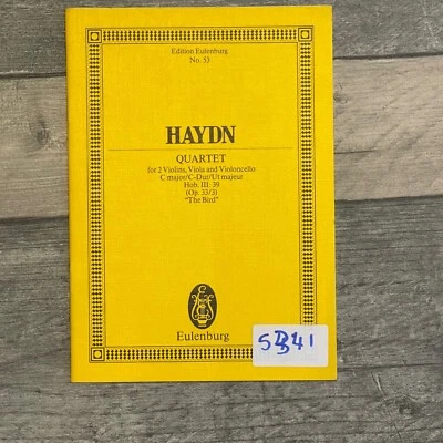 HAYDYN Concerto In Eb Major For Trumpet & Orchestra Edition Eulenburg No.798 - Image 1 of 4