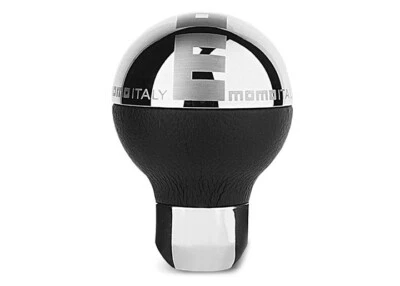 MOMO, DUKE Black Leather - Chrome, Shift Knob (Z4) - Image 1 of 4