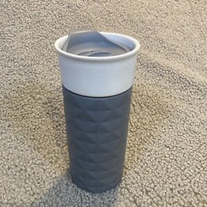 Ello Ceramic Travel Mug Sea foam Green with Friction Fit Lid 16 oz Coffee Tea
