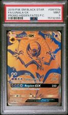 GOLD FULL ART Lunala GX ULTRA RARE Pokemon SM103a Hidden Fates Black Star  Promo