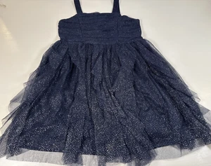 The Children’s Place Dress Blue Zip Back Size 14 - Picture 1 of 11