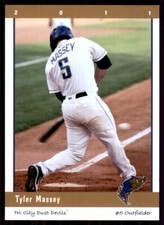 2011 Grandstand Tri-City Dust Devils Tyler Massey Tri-City Dust Devils #NNO