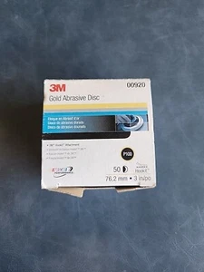 3M 00920 Hookit Gold 3 inch P100 Grit Auto Body Sanding Disc (50/Box) - Bild 1 von 2