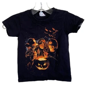 Freddy Krueger - Jason - Michael - Halloween Black Kids XS T-shirt - Picture 1 of 4
