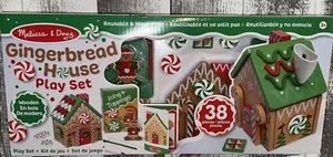 Melissa & Doug Casa de Pan de Jengibre Juego de Madera 38 Piezas Nuevo - Imagen 1 de 5