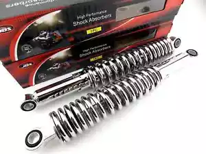 AMORTIGUADORES TRASEROS LAVERDA 750 365mm JBS CROMADOS OJO A OJO - Imagen 1 de 4