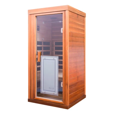 Dry Sauna Heater Far Infrared Wooden Sauna Canadian Red Cedar 1-Person for Home - Image 1 of 4