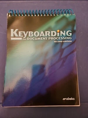 Abeka Keyboarding and Document Processing Second Edition Textbook Student Work - Image 1 of 4