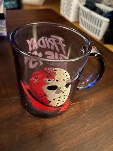 Friday the 13th Glass Coffee Mug NEW - Picture 1 of 2