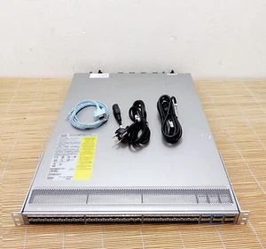 Cisco N9K-C92160YC-X Nexus 9200 48p 1/10G/25G SFP+ 6p 40G QSFP 4p 100G QSFP28 PE - Photo 1/1