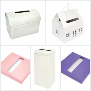 DIY Wedding Engagement Party Card Post Box Chest Tall Coloured Lids Wishing Well - Picture 1 of 21