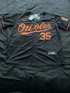 Adley Rutschman Baltimore Orioles Men's Alternate Black Jersey w/ Team Patch - Picture 1 of 4