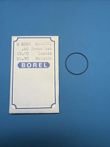 Borel O-Ring 60-1970 Uhrendichtung 19,70 mm Innendurchmesser x 20,90 mm Außendurchmesser x 0,60 mm CS - Bild 1 von 1