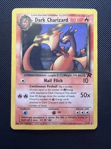 Pokémon TCG Dark Charizard 21/82 Non-Holo Rare Team Rocket HP - Picture 1 of 2