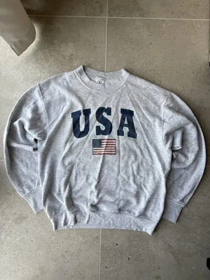 Vintage USA Big Logo Delta Sweater Mens Size M - Image 1 of 4