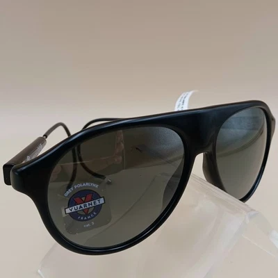 Gafas de sol Vuarnet VU40036U 01D - Marco negro / Lente gris, nuevas, unisex con estuche Foto 1 de 4