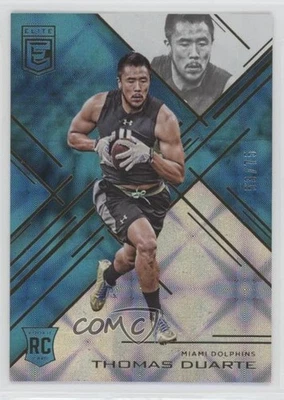 2016 Donruss Elite Elite Rookies Teal /75 Thomas Duarte #158 Rookie RC - Image 1 of 2