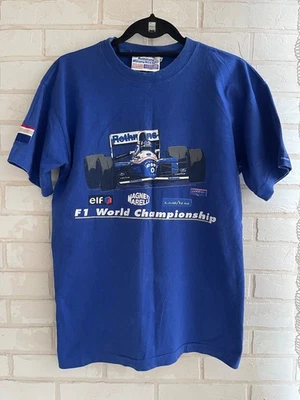 Rothmans Williams Renault Fl Team 96' Champion Damon Hill T 恤 — 第 1/4 张图片