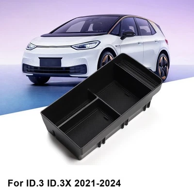 1pc Car Armrest Box For ID.3 2021-2024 For ID.3X 2021-2024 Storage Box - Image 1 of 4