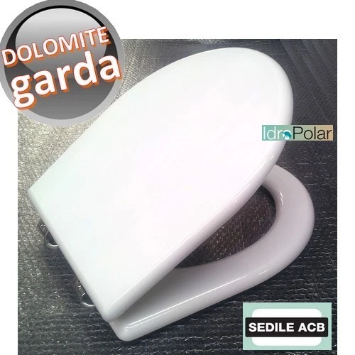 NUOVO SEDILE WC CERAMICA DOLOMITE GARDA ACB ERCOS Linea SMART BAGNO COPERCHIO WC - Immagine 1 di 4