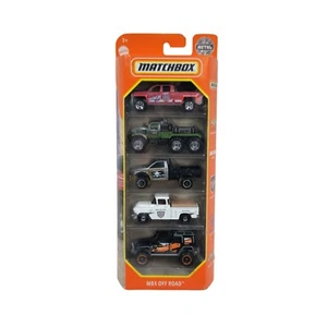 Matchbox 2021 MBX Off Road Diecast 5 Pack Chevy Ram GMC Jeep Mauler - Picture 1 of 15