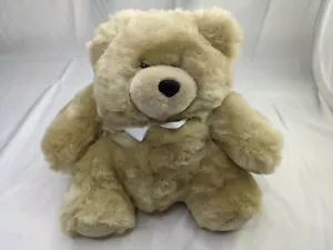 Peluche orso marrone collare bianco 11 pollici Tb Trading Co peluche giocattolo - Foto 1 di 8