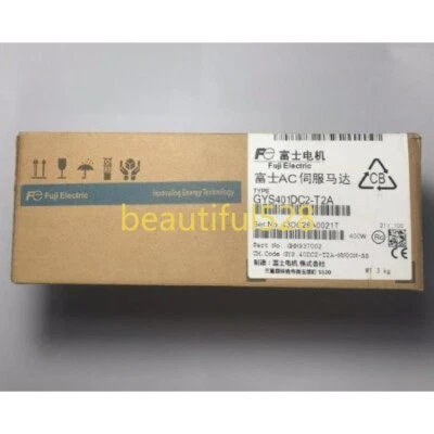 FUJI GYS401DC2-T2A 1PC New GYS401DC2T2A AC Servo Motor Expedited Shipping - Image 1 of 3