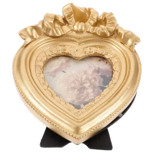 Resin European Heart-shaped Photo Frame Table Hanging Wall Wedding Ornaments - Picture 1 of 12