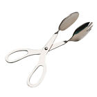 Compact Stainless Steel Salad Tongs For Buffet And Bbq   Easy Storage