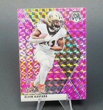 Alvin Kamara 2020 PANINI HTF PINK FOIL MOSAIC SP INSERT Card - MINT - FS