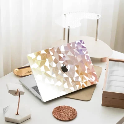 Geometric Pattern MacBook Case Compatible with Apple Mac Pro/Air Models 2025 M4 - Image 1 of 4