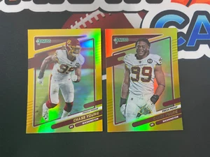 CHASE YOUNG SET 2021 Panini Donruss Gold HOLO Press Proof No Helmet Variation - Bild 1 von 2
