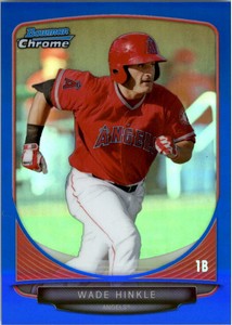2013 Bowman Chrome Prospects Blue Refractors #BCP181 Wade Hinkle /250 - NM-MT