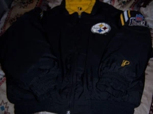 PITTSBURGH STEELER'S JACKET MEN'S LARGE REVERSIBLE  - Picture 1 of 10