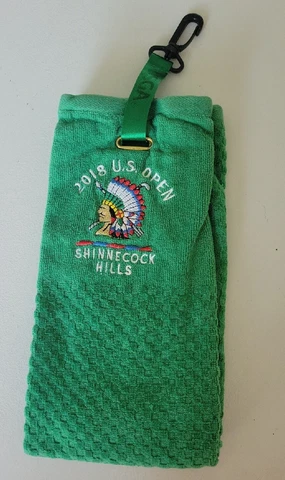 USGA 2018 US Open Shinnecock Hills Green Golf Towel Cover