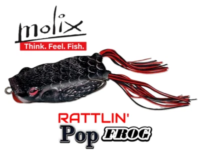 Rana Pop Molix Rattlin' - Primo de la Rana Supernato (#239 Black Mamba) Foto 1 de 3