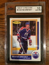 1986 86-87 OPC O-PEE-CHEE WAYNE GRETZKY KSA 10 (NOT PSA) GEM MINT #3 OILERS 