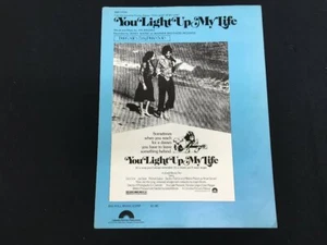 You Light Up My Life - Sheet Music - 1977 -by Joe Brooks -Record by Debbie Boone - Picture 1 of 4