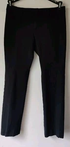 Banana Republic Pants Womens Petite Size 4P Black Sloan Fit Tapered Business - Picture 1 of 4