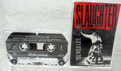 Slaughter THE WILD LIFE Cassette Tape 1992 Chrysalis F4-21911 Excellent Cond. - Image 1 of 2