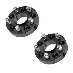 2Pcs 1.25" 5x4.75 Hub Centric Wheel Spacers 12x1.5 For Chevy S10 Camaro Corvette - Picture 1 of 10