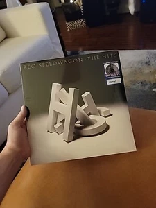 REO SPEEDWAGON THE HITS Clear Black/White Splatter - SEALED - Walmart Exclusive - Picture 1 of 3