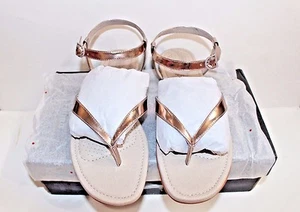 Authentic, Genuine Leather Sandal Women's Tsubo Bellah, Golden, Size 8.5 Sale - Picture 1 of 6