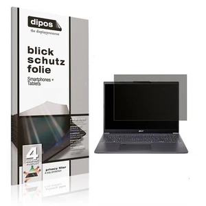 Blickschutzfolie für Acer Aspire 16 A16-71M matt Schutzfolie Folie Display - Photo 1/8